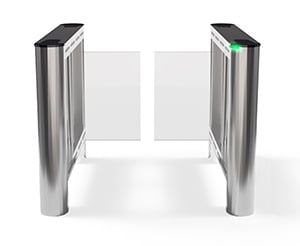 Fastlane Glassgate 150 speed gate from Smarter security