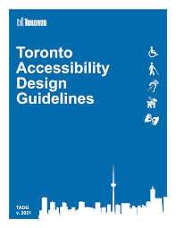 Toronto's accessibility guidelines